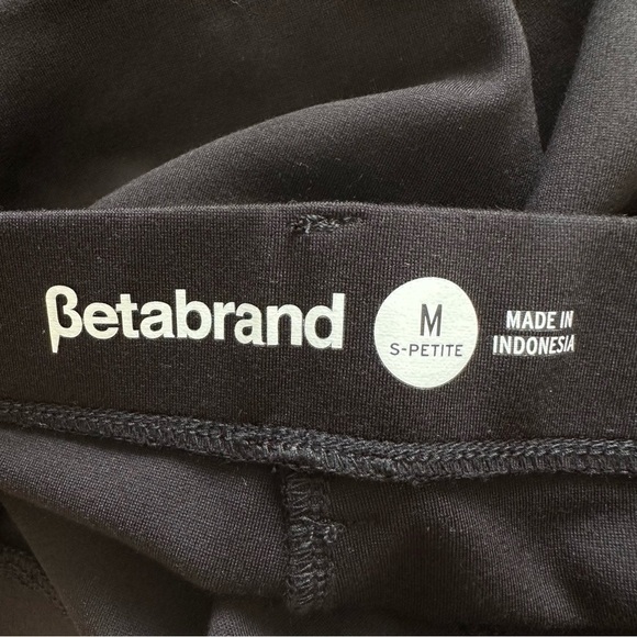 Betabrand Pants Boot-Cut Classic Dress Pant Yoga Pants Black Short Petite M - Picture 8 of 12